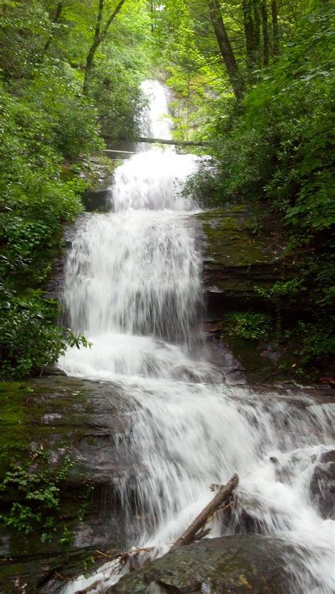 Upper DeSoto Falls is located in the DeSoto Falls Recreation Area just ...