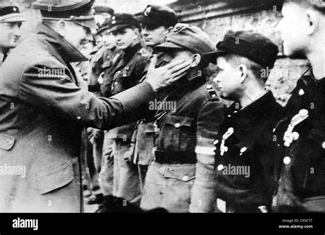 Adolf Hitler with Hitler Youth, 1945 Stock Photo - Alamy