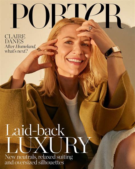 Claire Danes covers Porter Magazine February 3rd, 2020 by Yelena Yemchuk - fashionotography