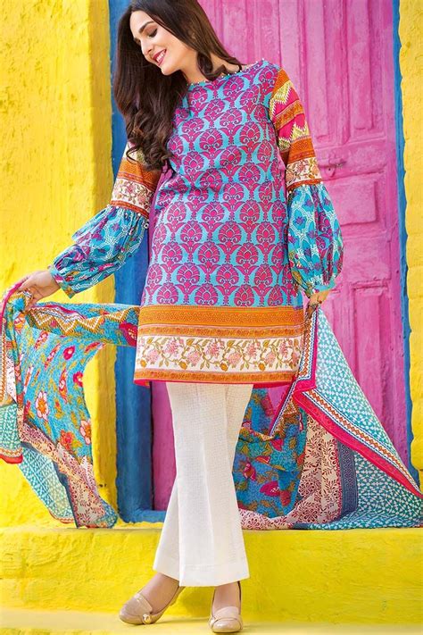 Gul Ahmed Printed Summer Lawn Dresses Collection 2018-2019