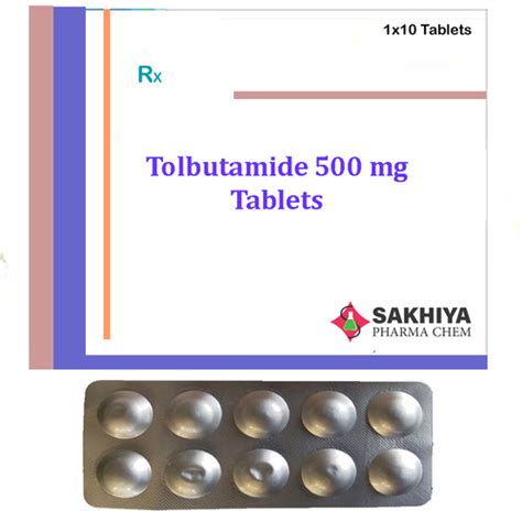 Tolbutamide 500mg Tablets General Medicines at Best Price in Surat | Sakhiya Pharma Chem