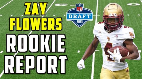 Zay Flowers | 2023 NFL Draft Rookie Report - YouTube