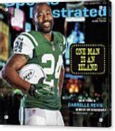 New York Jets Darrelle Revis Sports Illustrated Cover Wood Print by Sports Illustrated - Sports ...