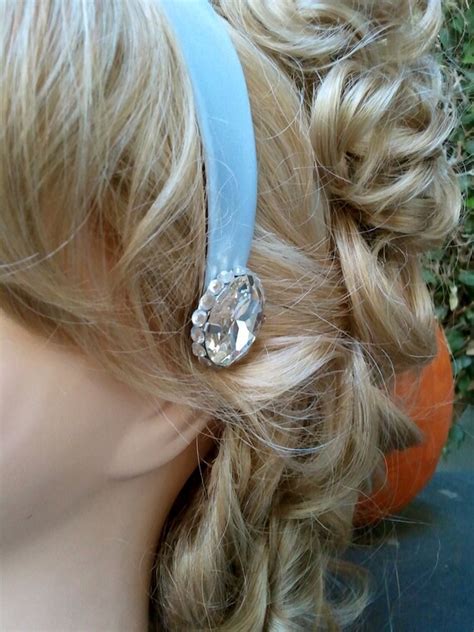 Items similar to Cinderella Costume Headband with Large Crystal Jewels on Etsy