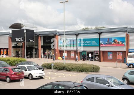 Car park at Festival Park retail park Stoke-on-Trent Stoke North Staffs ...