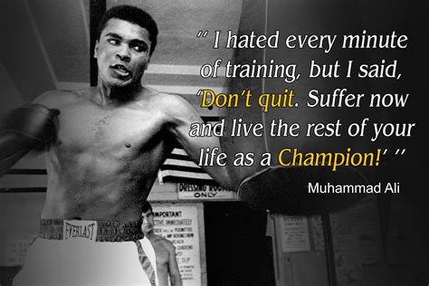 Muhammad Ali Poster Quote Boxing Sports Quotes Posters | Etsy