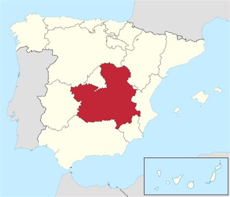 Mapa de Castilla-La Mancha | Provincias, Municipios, Turístico y ...