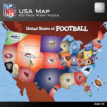 Nfl United States Map | Zip Code Map