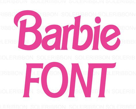 Barbie Alphabet Font | Barbie SVG, Barbie file, Barbie TV Show font shirt design file for Cricut ...