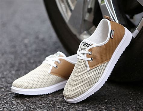 Hot Sale Men Summer Shoes Breathable Male Casual Shoes Fashion | Free ...