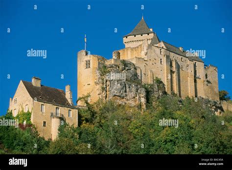 France, Perigord, Dordogne, Castelnaud Castle Stock Photo - Alamy