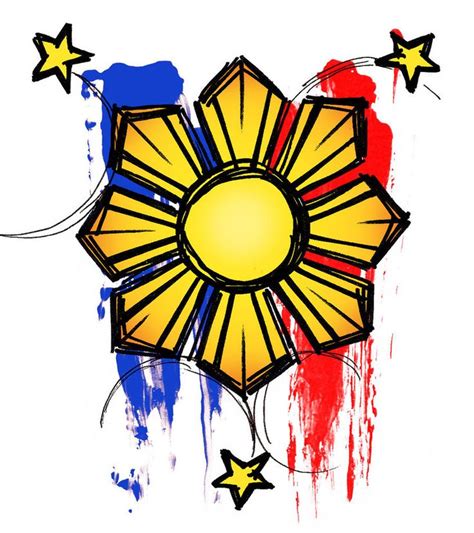 Filipino Sun And Stars Tattoo - ClipArt Best