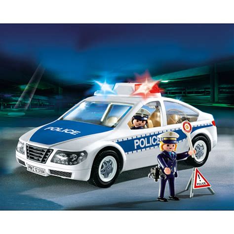 Police Car With Flashing Light - Homewood Toy & Hobby