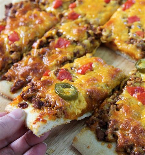 Taco Pizza Recipe - Mom Foodie