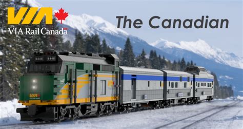 [MOC] Via Rail Canada - The Canadian - LEGO Ideas - LEGO Train Tech ...