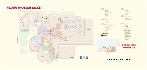 Printable Map Of Caesars Palace