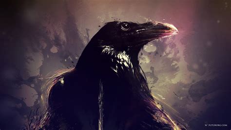 artwork, Birds, Raven Wallpapers HD / Desktop and Mobile Backgrounds