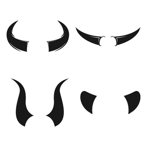 bull horns icon vector 27699603 Vector Art at Vecteezy