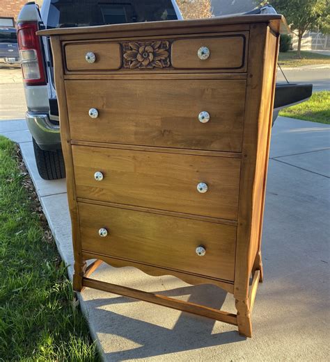 Antique Family Heirloom Maple Dresser | Collectors Weekly