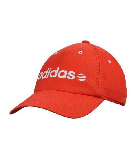 Adidas Red Cotton Baseball Cap - Buy Online @ Rs. | Snapdeal