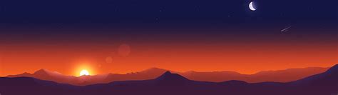 Clean sunset: multiwall, 3840x1080 Halloween HD wallpaper | Pxfuel