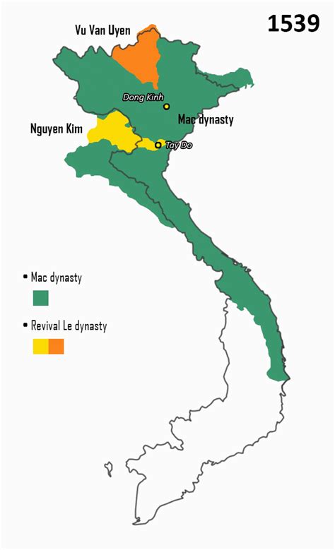 Vietnam History Map