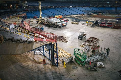 Here are exclusive new photos inside the Rogers Centre renovations in Toronto