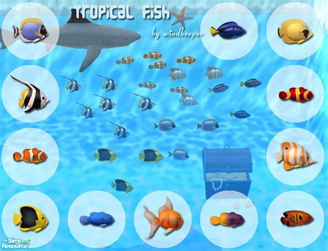 Sims 4 Animated Fish