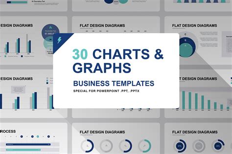 Charts and Graphs PowerPoint | Presentation Templates ~ Creative Market