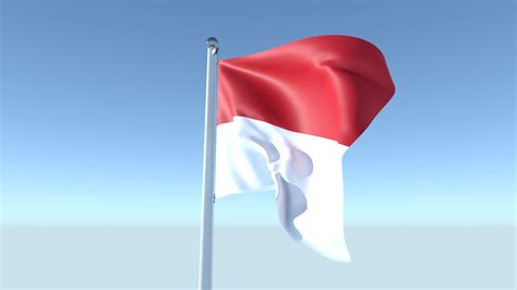 3D Animated Flag of Indonesia - TurboSquid 1741469