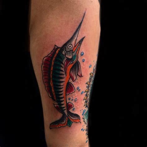 60+ Blue Marlin Tattoo Ideas & Meanings