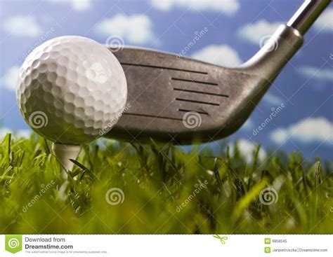 Golf ball close up stock image. Image of hobby, golfer - 6858545