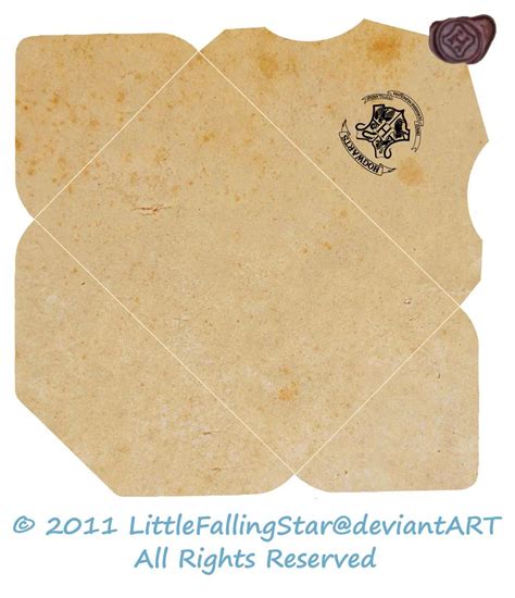 Hogwarts Envelope by LittleFallingStar on DeviantArt | Carta de harry potter, Invitaciones de ...