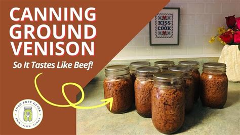 Pressure Canning Ground Venison [HOW TO] - YouTube