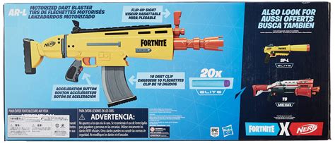 Buy NERF Fortnite AR-L Elite Dart Blaster -- Motorized Toy Blaster, 20 ...