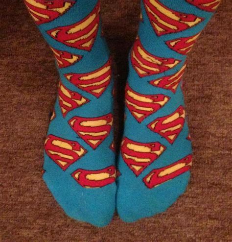 Super socks Funny Socks, Blue Socks, Popular Girl, Nerdy Girl, Crazy Socks, Long Socks, Tight ...