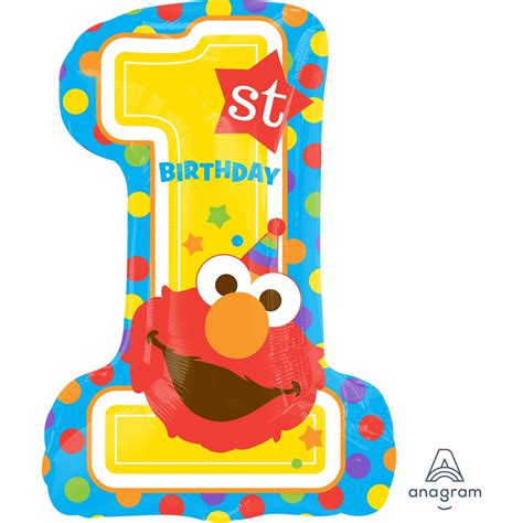 Sesame Street 1st Birthday Foil Balloon | BIG W