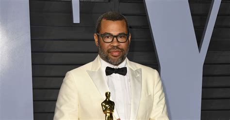 Jordan Peele a remporté l'Oscar du meilleur scénario original pour Get Out - People à la soirée ...