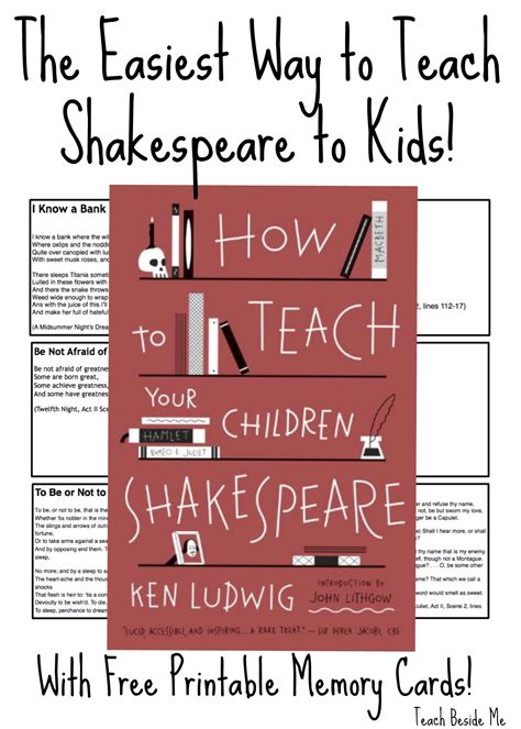 Teaching Shakespeare to Kids - Teach Beside Me