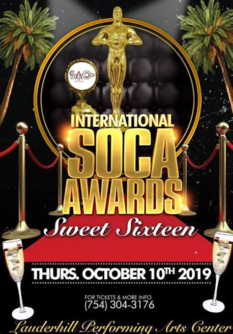 International SOCA Awards 2019, Miami Beach, Florida, October 10 2019 ...