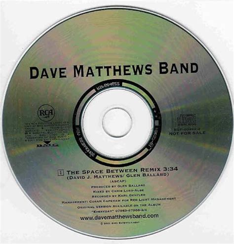 Dave Matthews Band - The Space Between Remix (2001, CD) | Discogs