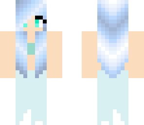 Blue hair Mermaid | Minecraft Skin