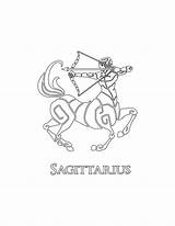 Printable Sagittarius / Zodiac Sigs Adult Coloring Pages Digital  sketch template