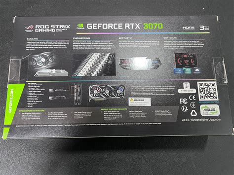 ASUS ROG Strix GeForce RTX 3070 OC 8GB Graphics Card | eBay