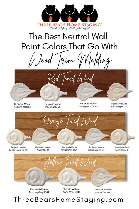 The Best Neutral Wall Paint Colors That Go With Wood Trim Molding