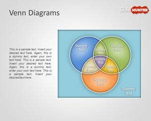 Free Creative Venn Diagrams PowerPoint Template - Free PowerPoint Templates - SlideHunter.com