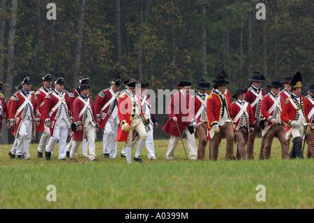 British soldier in a reenactment of the surrender at Yorktown ...