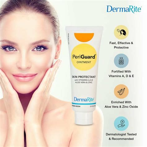 DermaRite PeriGuard Skin Protectant Ointment Skin with Vitamins A, D, E,