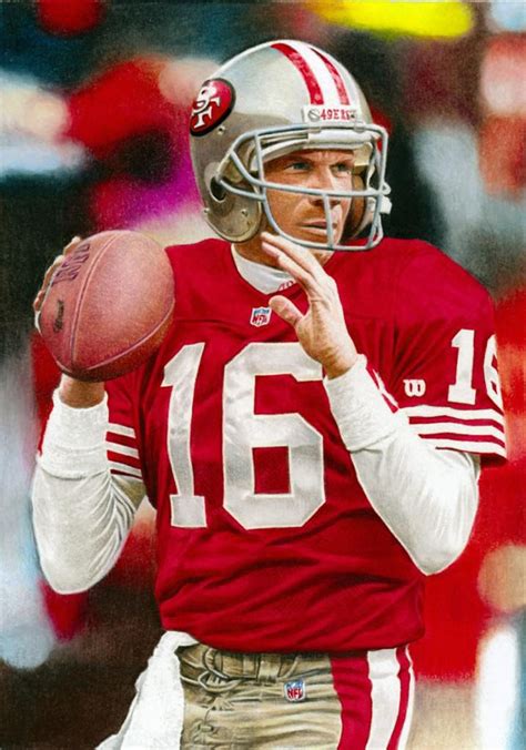 Joe Montana, 49ers by James Henry Smith. Nfl Football 49ers, Nfl ...