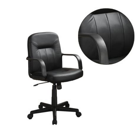 Adjustable Height Office Chair in Black, 1 Unit - Kroger